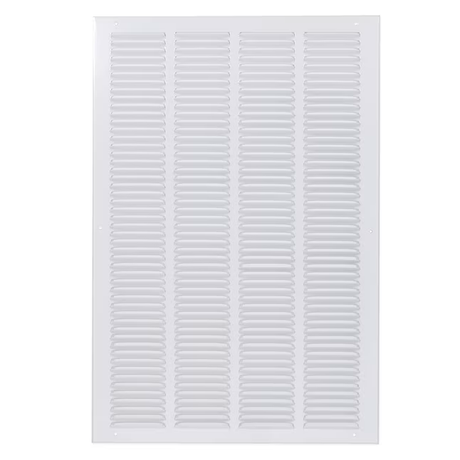 EZ-FLO 16 in. x 25 in. (Duct Size) Steel Return Air Grille White