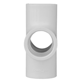 Charlotte Pipe White PVC Schedule 40 Cross Tee - 2-in. Diameter, 280 PSI, NSF Safety Listed