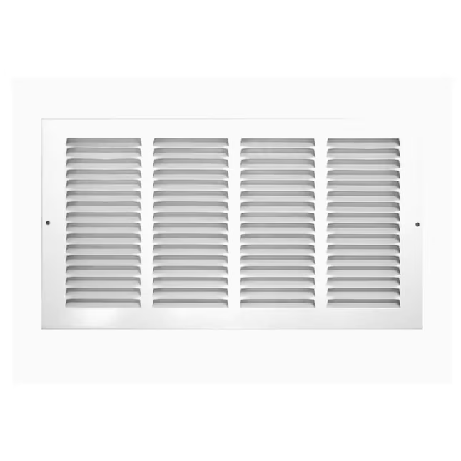 RELIABILT 20-in x 10-in Steel White Sidewall/Ceiling Grille