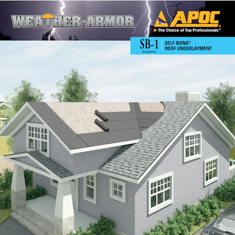 APOC Self-Bond 36-in x 50-ft 150-sq ft Rubberized Asphalt Roof Underlayment