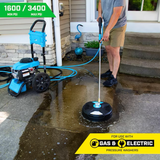 SurfaceMaxx 14-in 3400 PSI Rotating Surface Cleaner for Gas and Electric Pressure Washers