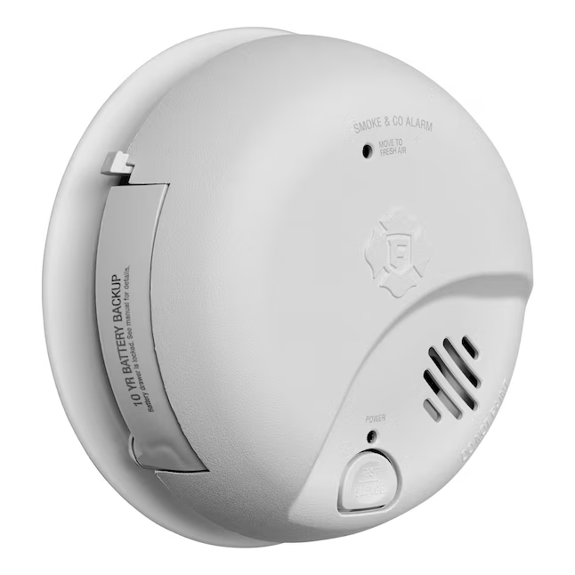 First Alert BRK 10-Year Battery Hardwired Combination Smoke and Carbon Monoxide Detector