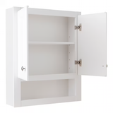 Project Source 23.25-in x 28-in x 7-in White Bathroom Wall Cabinet