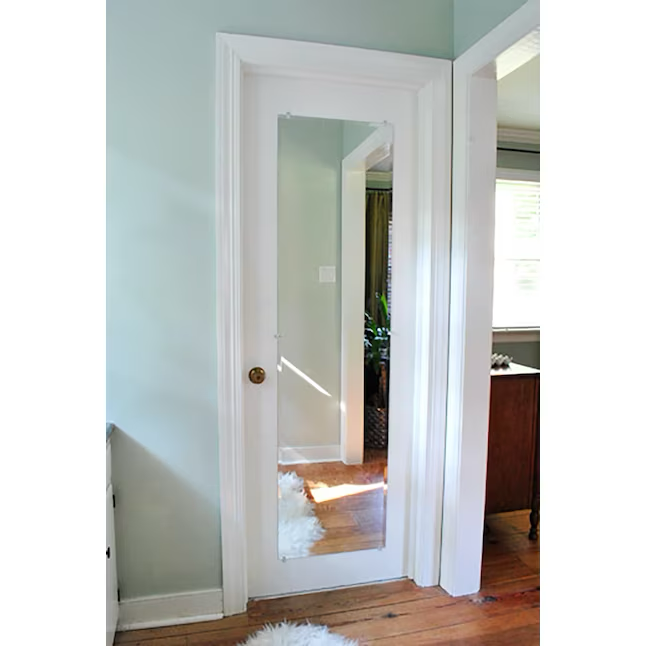 Project Source 18-in W x 68-in H Beveled Frameless Full Length Wall Mirror