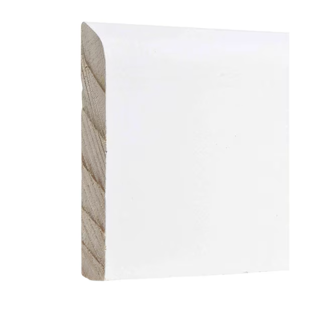 RELIABILT Moldura de zócalo 3406 de pino imprimado moderno de 5/16 pulgadas x 2-1/4 pulgadas x 8 pies