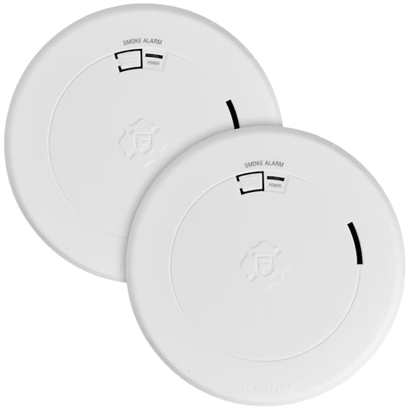 First Alert 10-Year Battery 2-Pack Battery-operated Photoelectric Sensor Smoke Detector