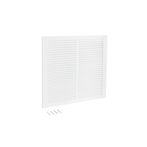 EZ-FLO 10 in. x 10 in. (Duct Size)Steel Return Air Grille White