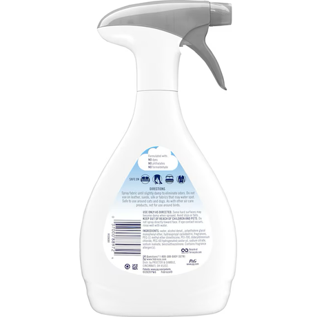 Febreze Spray eliminador de olores de alta resistencia, desodorante para telas limpias y crujientes, 27 onzas líquidas
