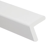 Royal Building Products Protector de esquina exterior de PVC blanco de 1,125 x 144 pulgadas