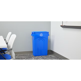 Contenedor de reciclaje interior azul de 23 galones Project Source