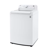 LG ColdWash 4.5-cu ft Impeller Top-Load Washer (White)