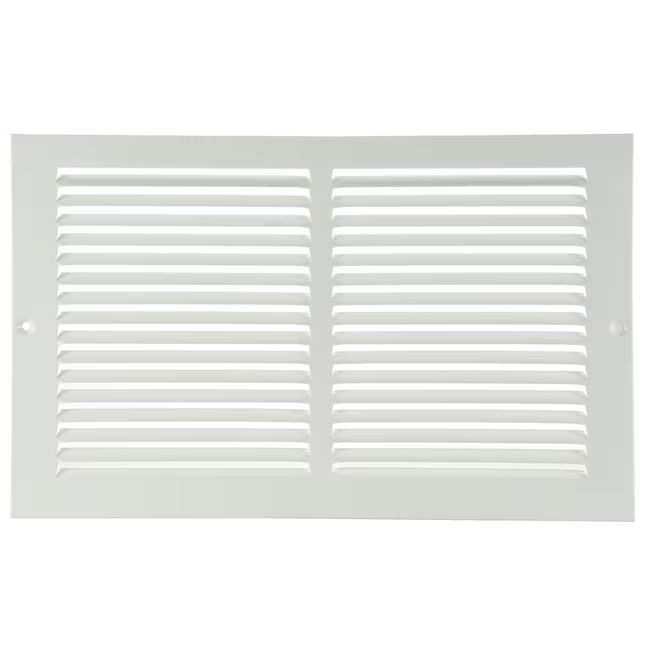 RELIABILT 12-in x 8-in Steel White Sidewall/Ceiling Grille