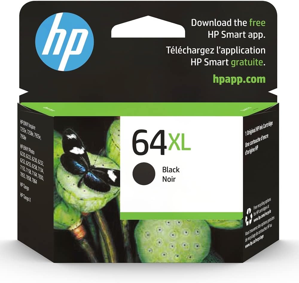 HP 64XL Black High-yield Ink Cartridge