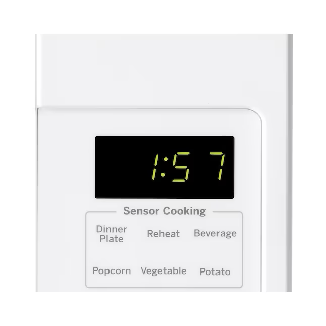 GE 1.6-cu ft 1150-Watt Sensor Cooking Controls Countertop Microwave (White)