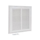 EZ-FLO 14 in. x 14 in. (Duct Size) Steel Return Air Filter Grille White