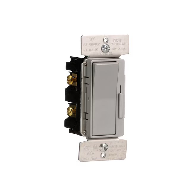 Eaton Universal Dimmers Atenuador de luz LED unipolar/3 vías, granito plateado/bronce aceitado/blanco