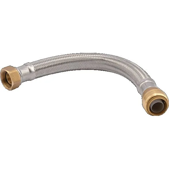SharkBite 3/4 in. x 3/4 in. FIP Stainless Steel Braided Flexible Water Heater Connector (12 in. Length)