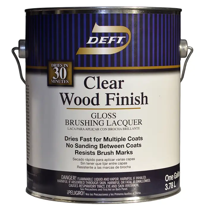 DEFT Clear Lacquer Wood Finish (Gloss, 1-Gallon)