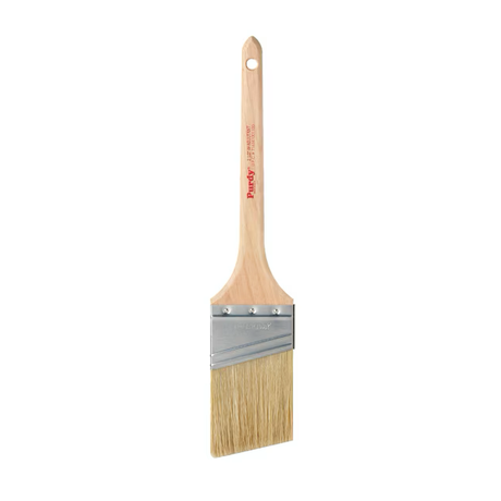 Purdy White Bristle 2-1/2-in Reusable Natural Bristle Angle Paint Brush (Trim Brush)