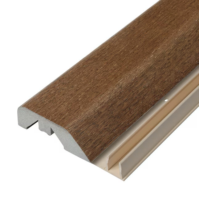 Project Source Wood Fusion 0.66-in T x 2.14-in W x 84-in L Wood 4-in-1 Floor Moulding