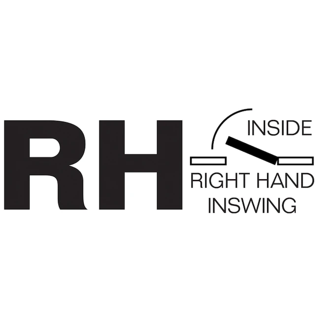 RELIABILT 32-in x 80-in Flush Hollow Core Primed Hardboard Right Hand Inswing Single Prehung Interior Door