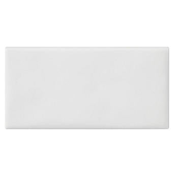 Weiße 10,2 x 25,4 cm große weiße Fliese – 38 Stück