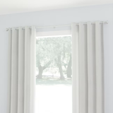 Selecciones de estilo Sema Barra de cortina simple de acero de níquel cepillado de 48 a 84 pulgadas con remates
