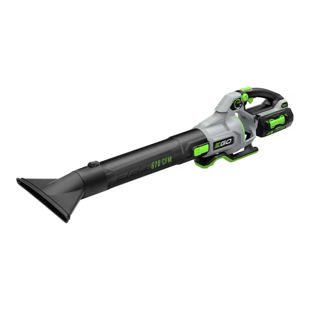 EGO POWER+ 56-volt 670-CFM 180-MPH Battery Handheld Leaf Blower 4 Ah (Battery and Charger Included)