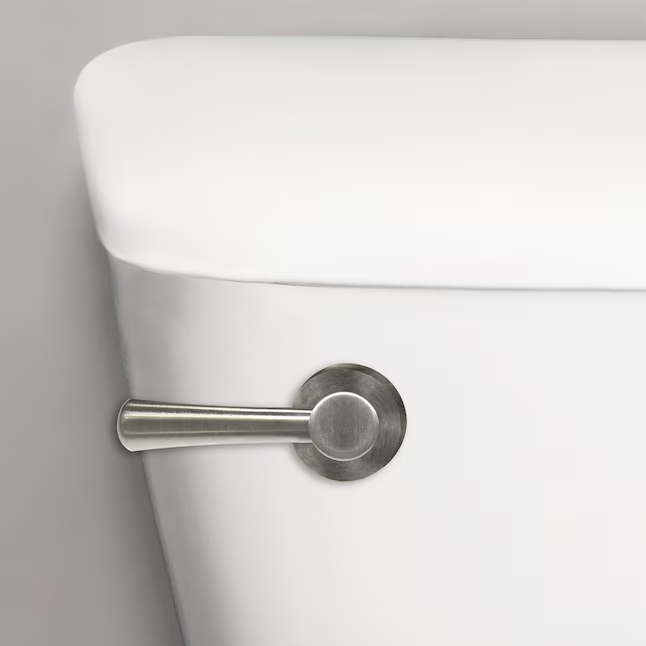 Korky Strong Arm Simple 8-in Front/side/neo-angle Mount Brushed Nickel Universal Fit Toilet Lever