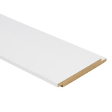 RELIABILT 5.25-in x 8-ft White MDF Shiplap Wall Plank (1-Pack, Covers 3.5-sq ft)