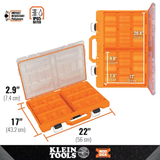 Klein Tools 12-Zoll-Werkzeugkasten in Orange