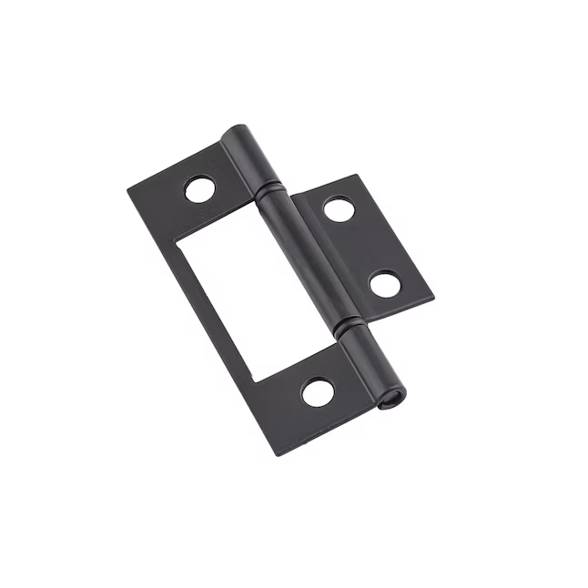 RELIABILT 3-in-in Oil-Rubbed Bronze Non-Mortise Bi-Fold Door Hinge (2-Pack)