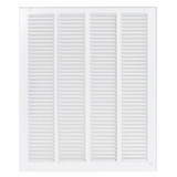 EZ-FLO 16 in. x 20 in. (Duct Size) Steel Return Air Grille White