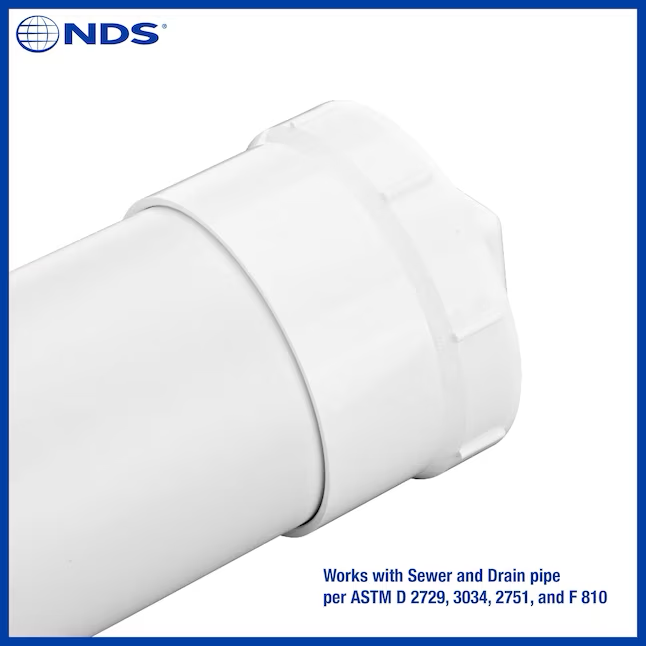 NDS 4-in PVC Sewer and Drain Female Adapter
