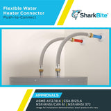 SharkBite 3/4 in. x 3/4 in. FIP Stainless Steel Braided Flexible Water Heater Connector (12 in. Length)
