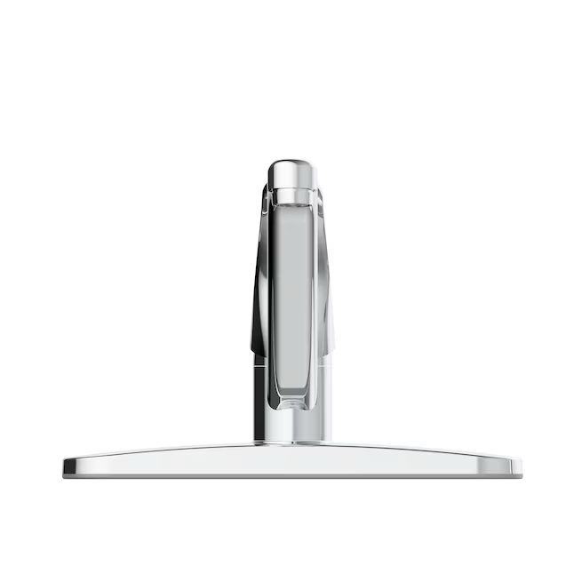 Project Source Polished Chrome Single Handle Mid-arc Kitchen Faucet (Deck Plate Included)
