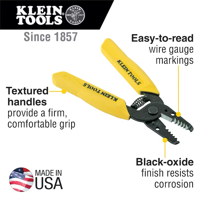 Klein Tools Wire Stripper, 10-18 Awg Solid