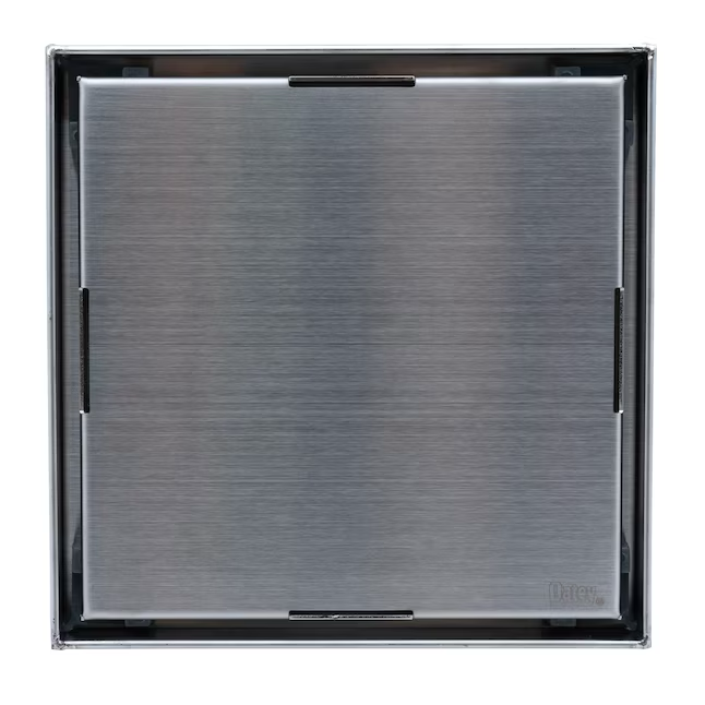 Oatey Vivante 6-in Stainless Steel Square Shower Drain with Tile-In Cover