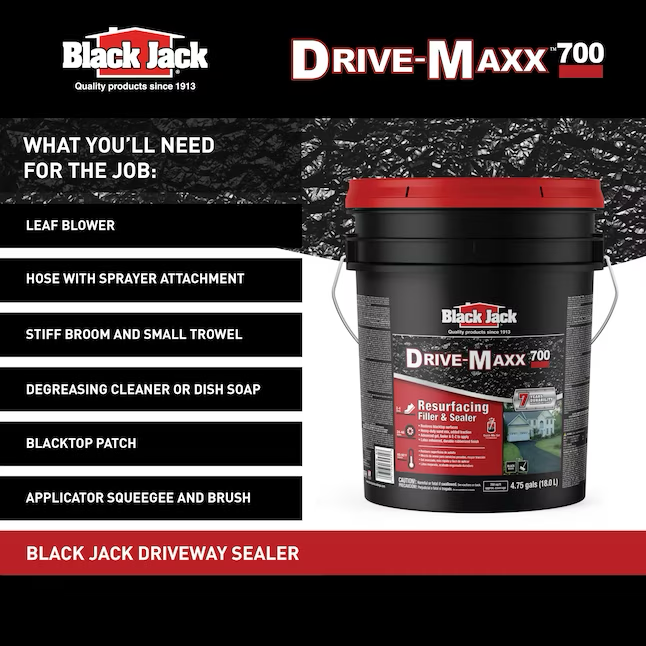 Sellador de asfalto Black Jack Drive-Maxx 700 de 4,75 galones