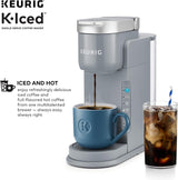 Keurig K-Iced Single Serve Coffee Maker Brews Hot and Cold (Gray)
