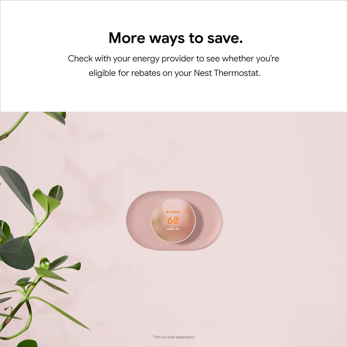 Google Nest Thermostat - Termostato inteligente para el hogar - Termostato Wifi programable - Carbón 