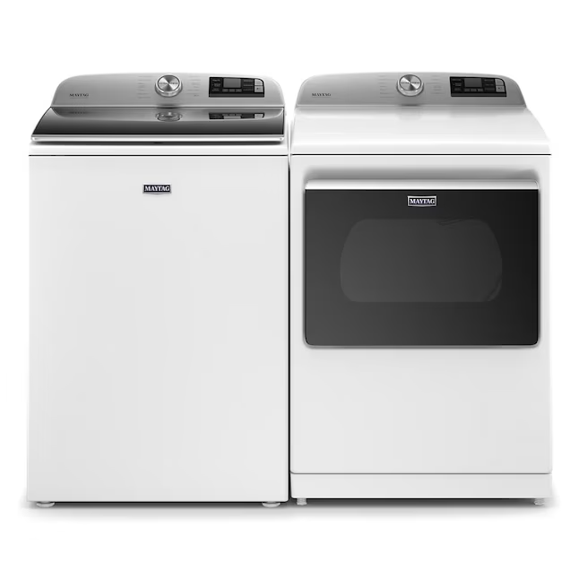 Maytag Smart Capable 7.4-cu ft Steam Cycle Smart Electric Dryer (White) ENERGY STAR