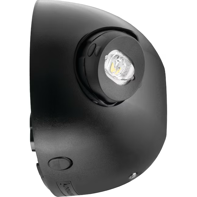 Lithonia Lighting 0.36-Watt 120/277-Volt LED Black Hardwired Emergency Light