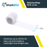 Envoltura de silicona para tuberías SharkBite (10 pies x 2 pulgadas)