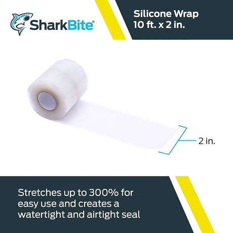 SharkBite Silikon-Rohrummantelung (10 Fuß x 2 Zoll)
