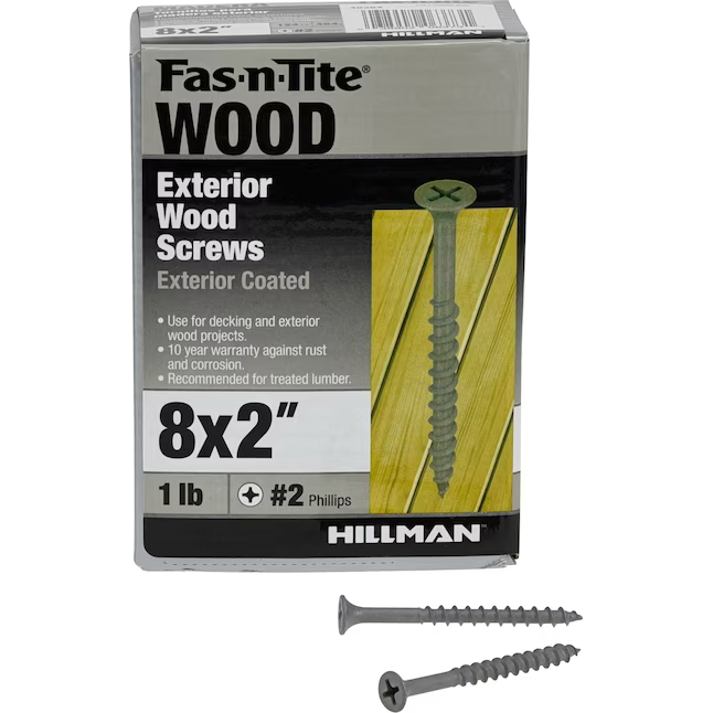 Fas-n-Tite #8 x 2-in Wood To Wood Deck Screws (124-Per Box)