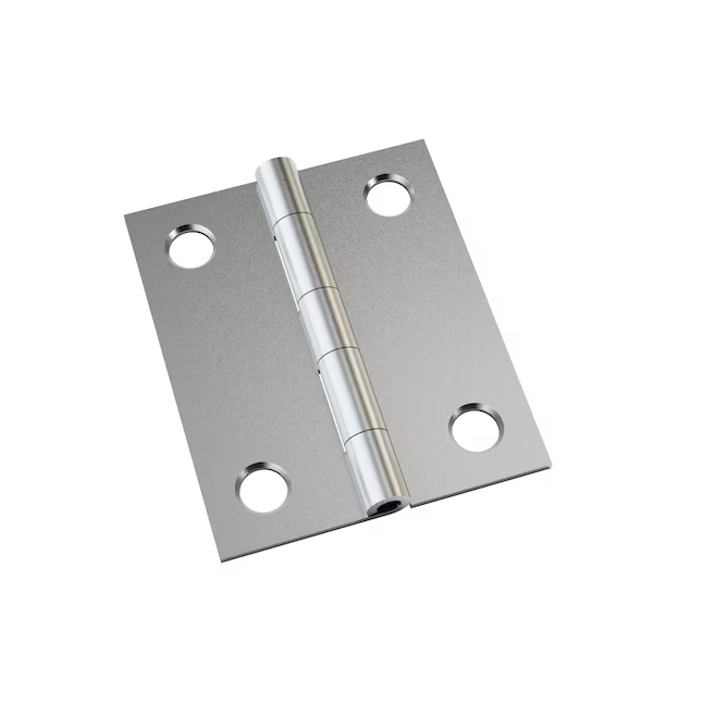RELIABILT 1-1/2-in H Silver Mortise Interior Door Hinge (2-Pack)