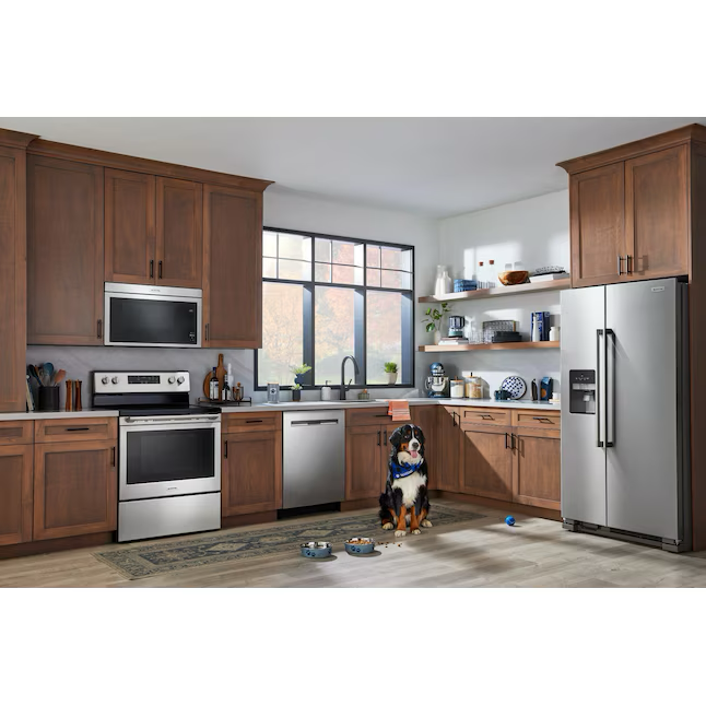Maytag Eco Series with Pet Pro Sanitization Cycle Top Control 24-in Built-In Dishwasher With Third Rack (Fingerprint Resistant Stainless Steel), 50-dBA