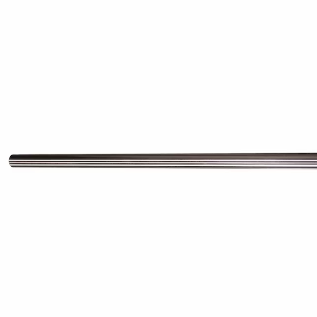 Project Source Kleiderstange, 96 Zoll L x 1,3125 Zoll H, Kleiderstange aus satiniertem Nickelmetall