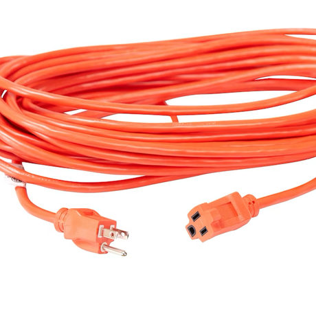 Cable de extensión general para uso liviano Sjtw de 50 pies y 16/3 clavijas para uso liviano de Project Source